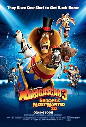 Madagaskar 3: Avrupa’nın En Çok Arananları izle
